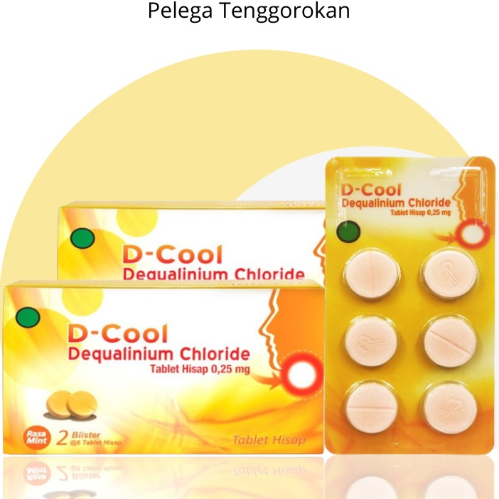 D-Cool Tablet Hisap Radang Tenggorokan