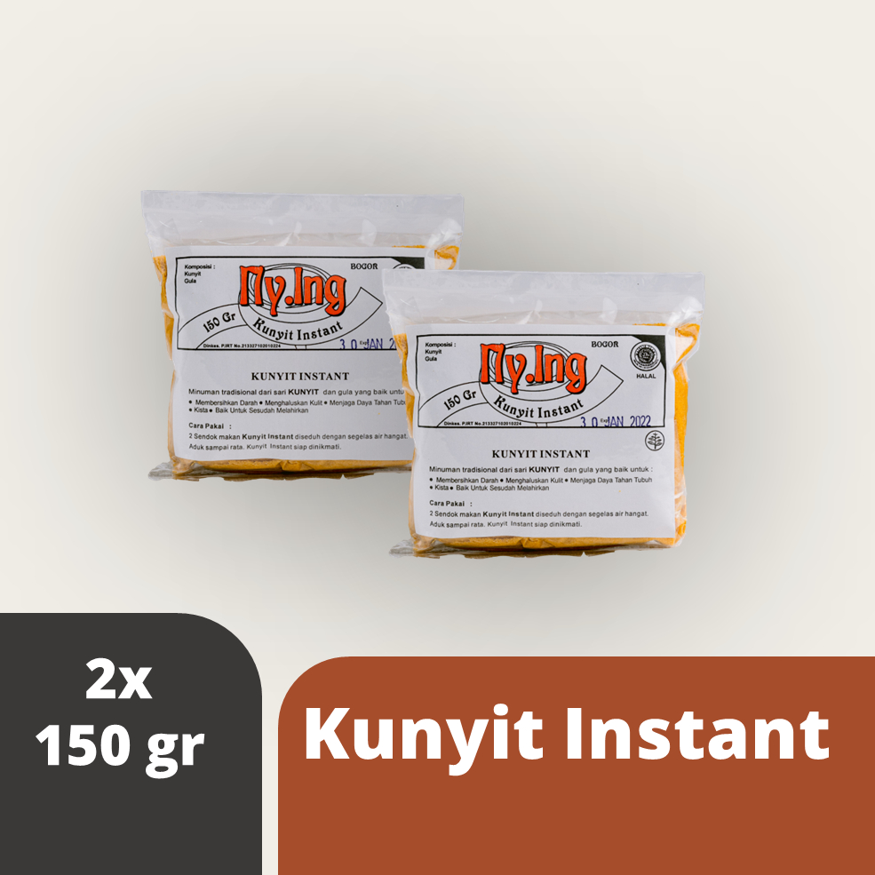 

Jamu Ny. Ing Kunyit Instan / Jamu Serbuk (PAKET 2PCS)