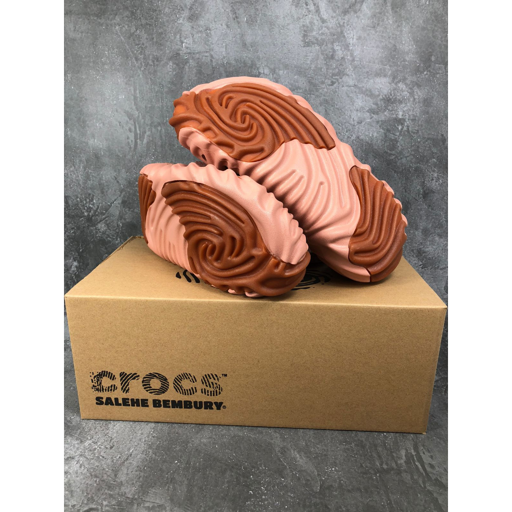 Crocs Pollex Clog x Salehe Bembury Pale Bush, 100% Real Pic.