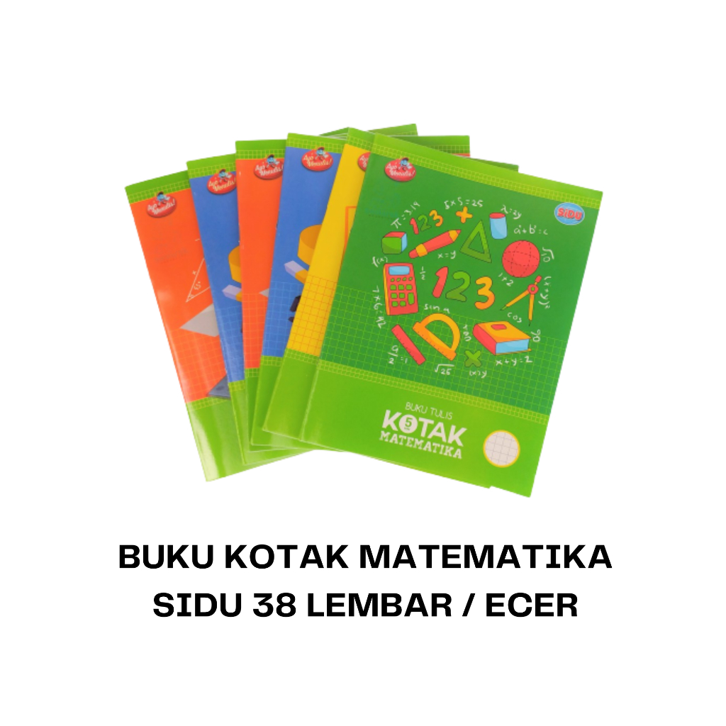 

BUKU TULIS MATEMATIKA SIDU 38 LEMBAR SINAR DUNIA / ECER