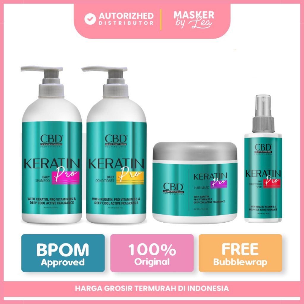 CBD Professional Keratin Pro Series Daily Treatment Package isi 4pcs