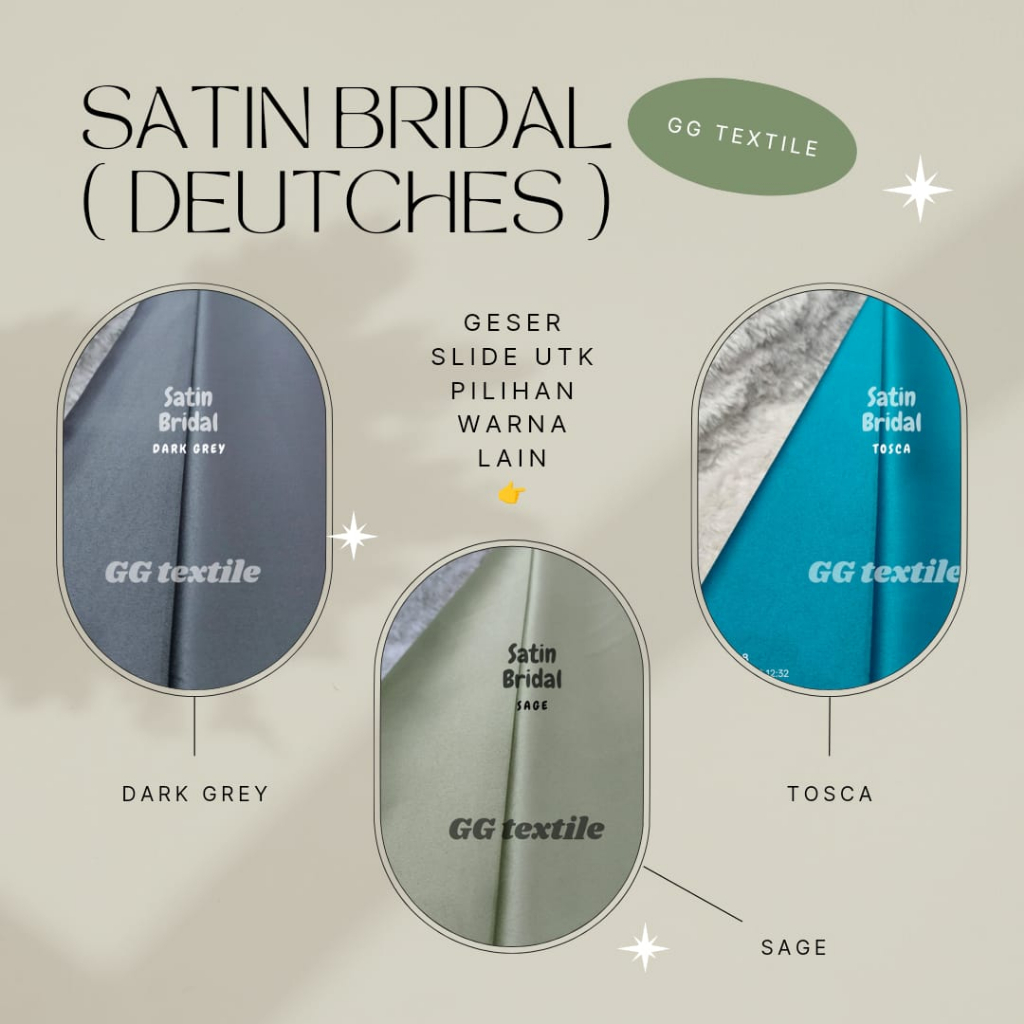 KAIN SATIN BRIDAL