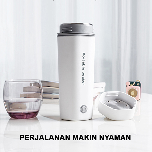 Termos Portable Elektrik Car Travel Portable Kettle Mobile Heater Mug Pemanas