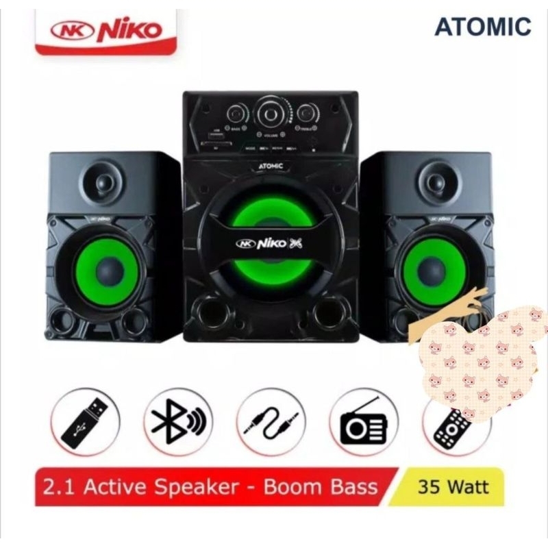 niko slank atomic speaker bluetooth