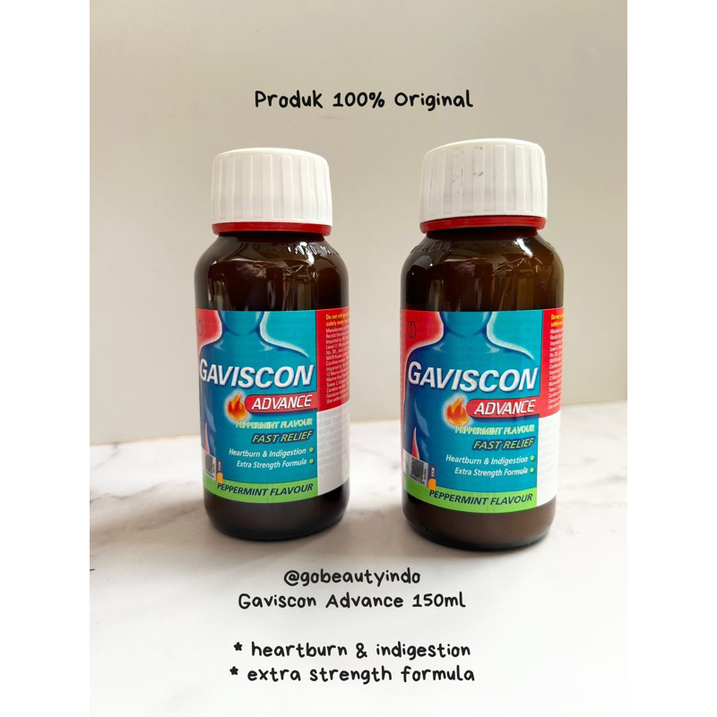 Gaviscon Advance Obat Maag Fast Relief 150 ml
