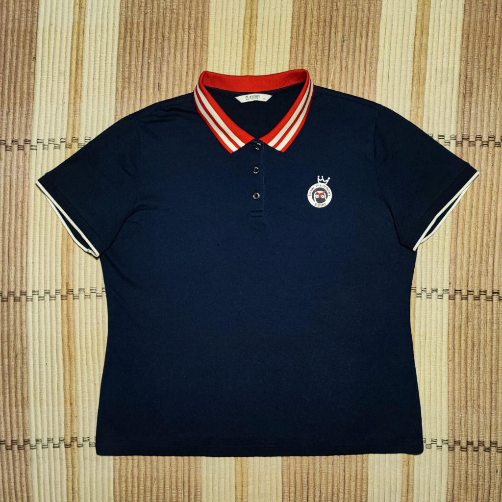 Kaos Polo Dry Wanita ZISHEN GOLF SPORTS Size XL Branded Preloved