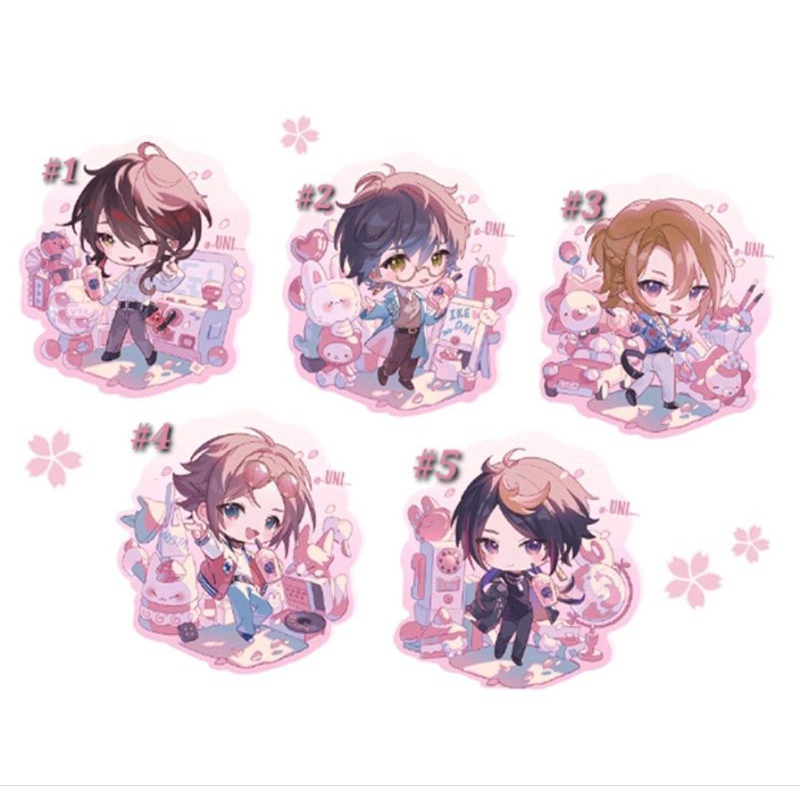 plushie 30cm - Gantungan Kunci - standee Desain Kartun Anime Luxiem VTuber Vox Akuma Mysta Makeup Un