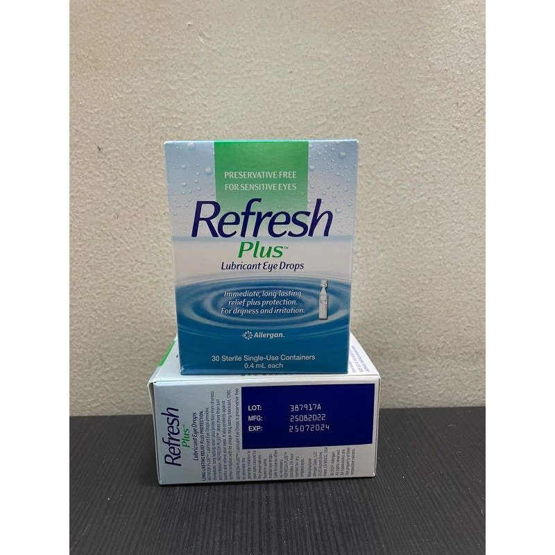 Refresh Plus Lubricant Eye Drops 30 Vials x 0.4 ML Allergan