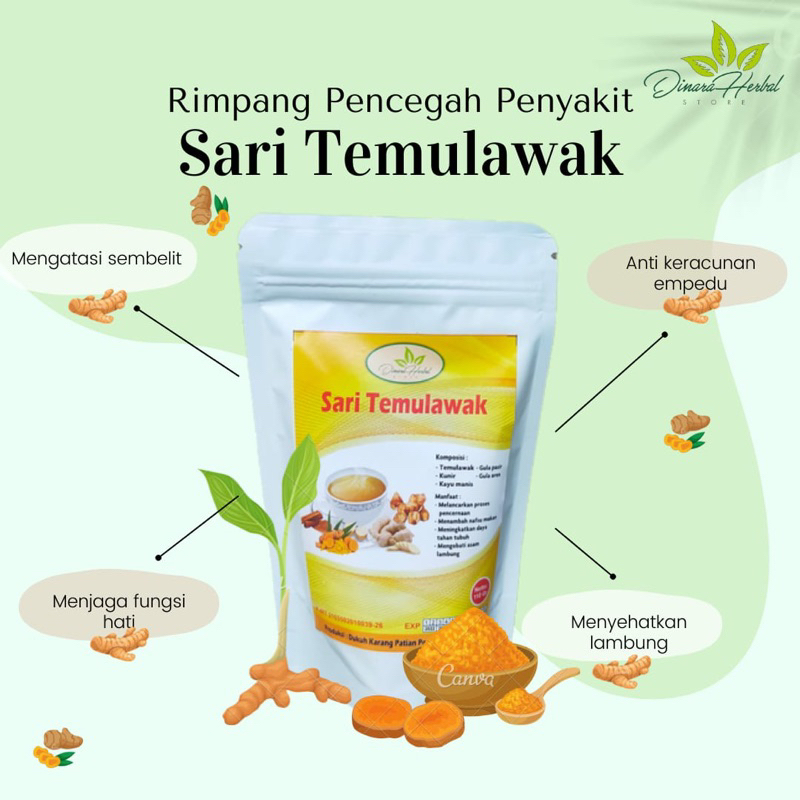 

Sari Temulawak 100% Alami/ Minuman Herbal