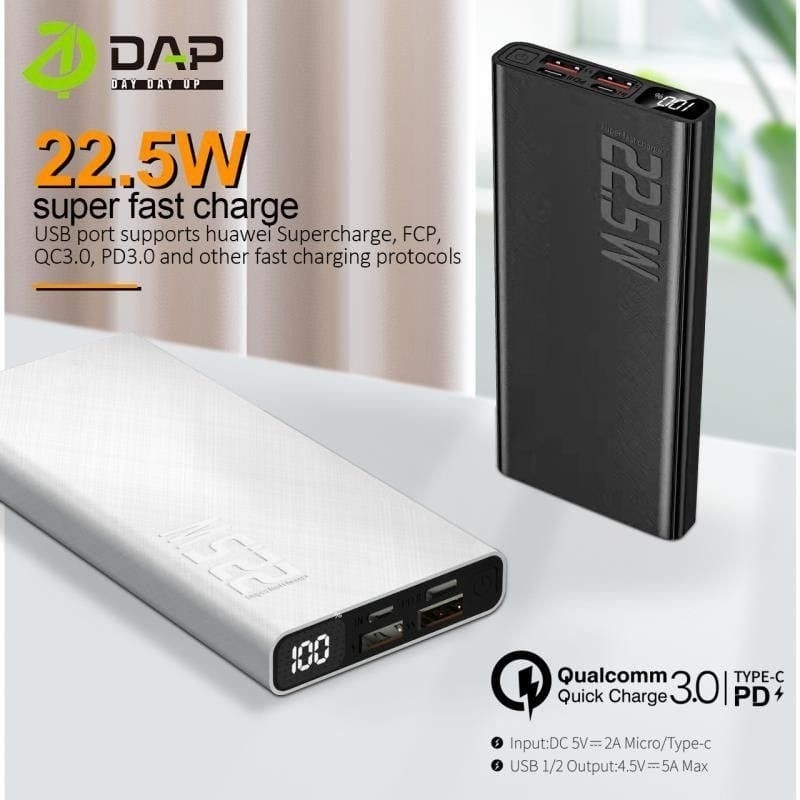 DAP PowerBank 10.000 D-P210 Dual input port