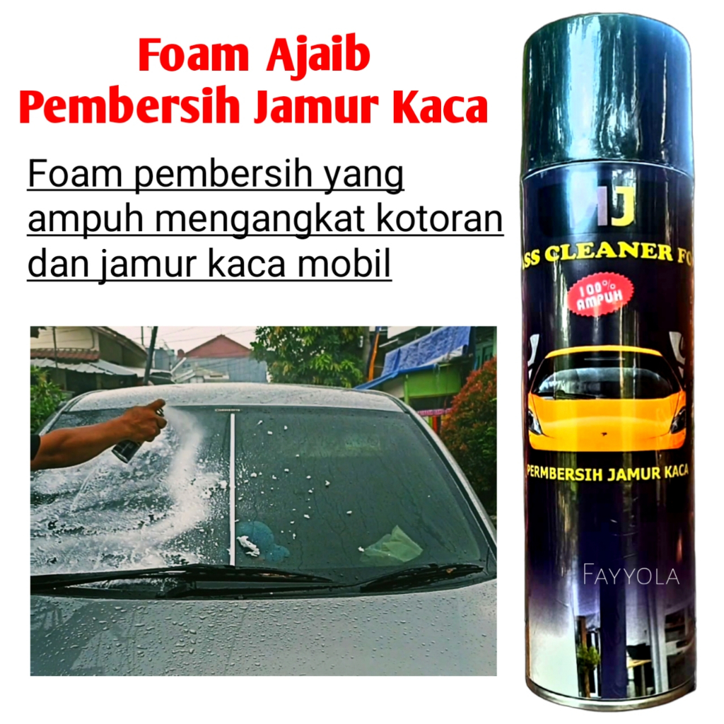 Foam Pembersih Kaca Mobil / Glass Cleaner Pembersih Jamur Kaca