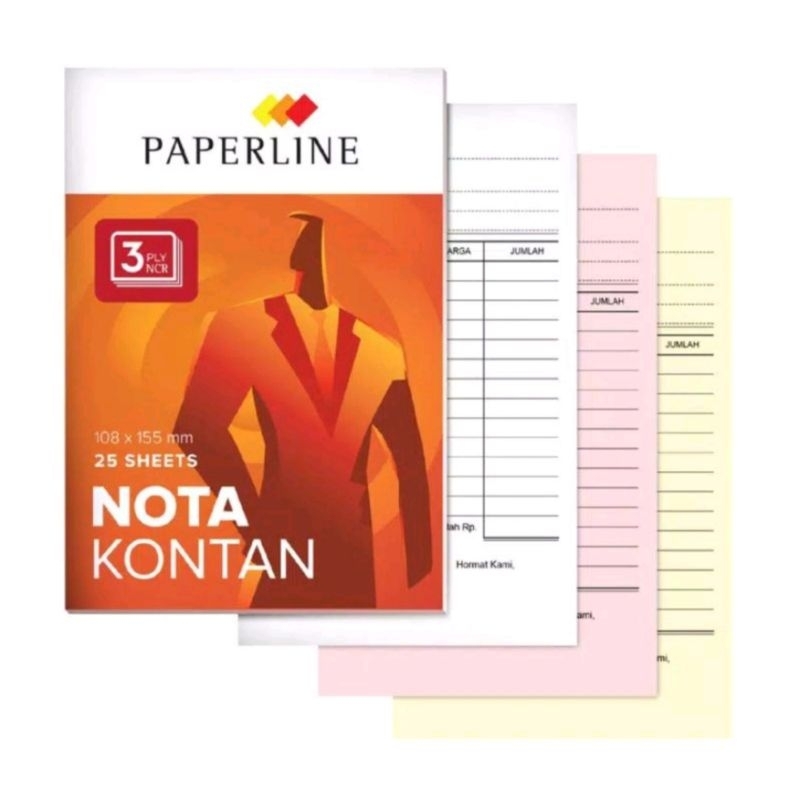 Nota Kontan Paperline Kecil Rangkap 3 ply