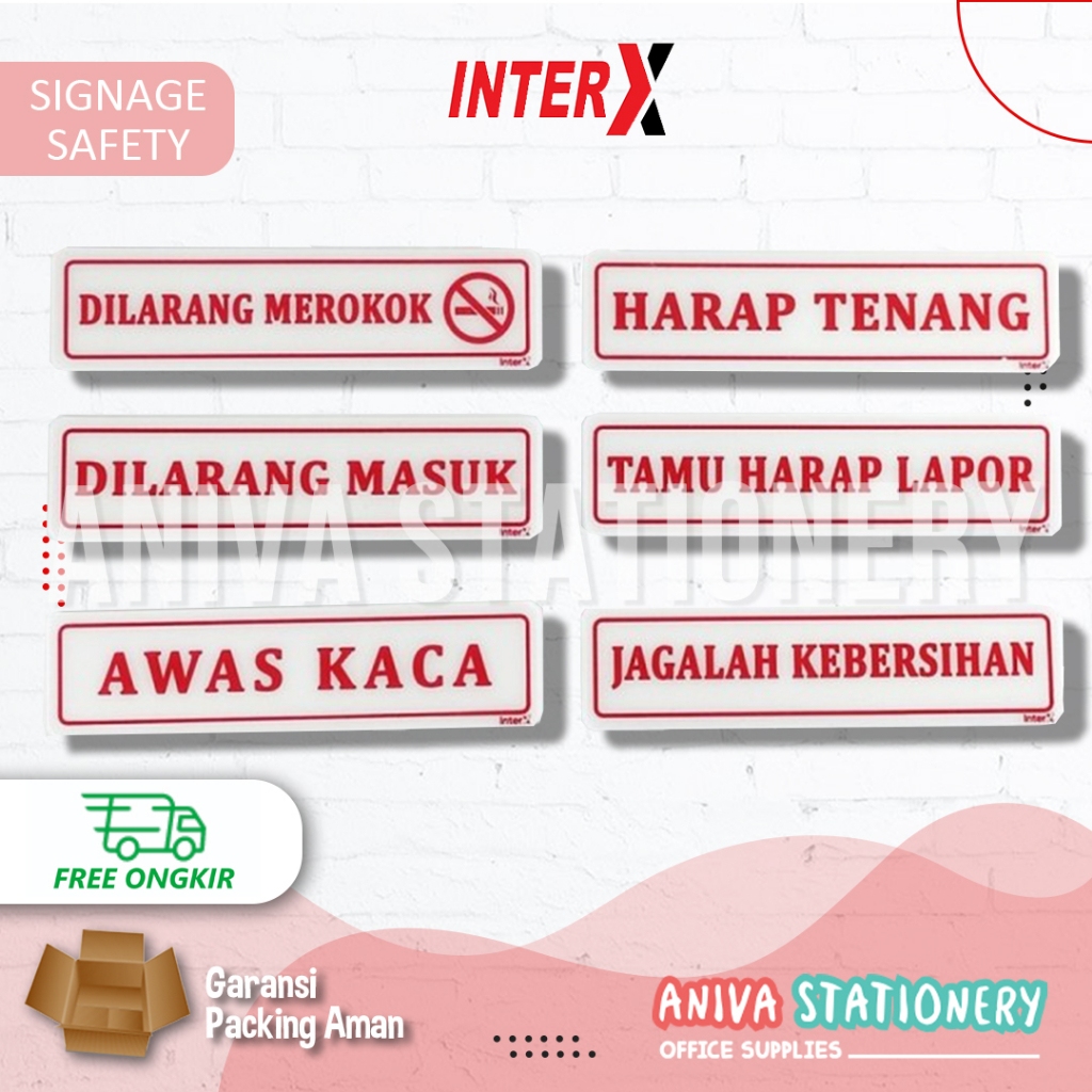

Signage / Papan Tanda Safety / Papan Peringatan / Papan Petunjuk
