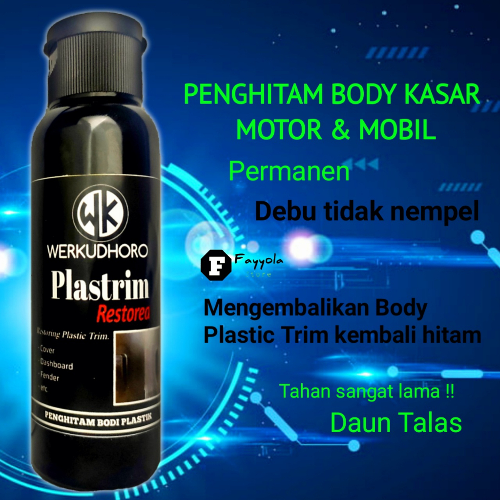 Penghitam Body Motor Permanen / Plastrim restored Werkudhoro