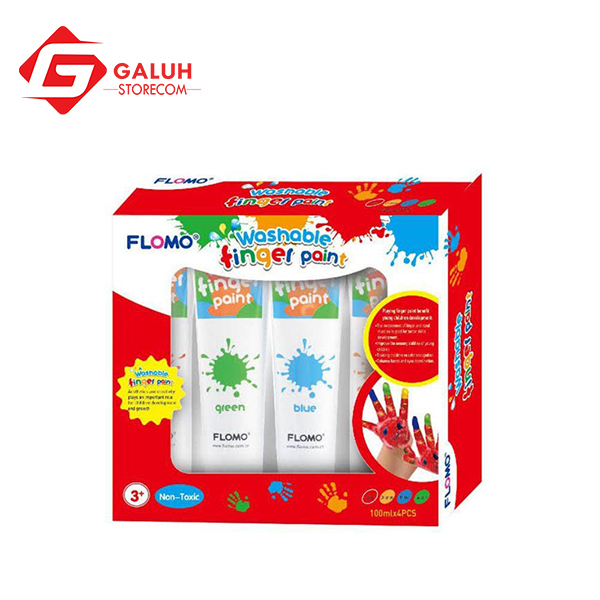 

Flomo Finger Paint Set Regular Colors