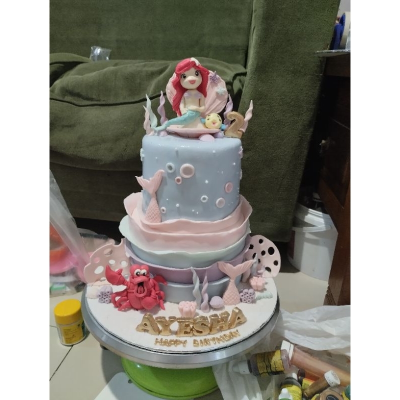 Kue ulang tahun / cake mermaid