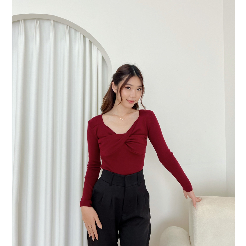 [ Marveile ] Noona Top / Tops Wanita