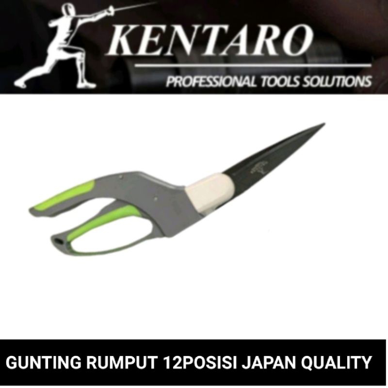 GUNTING POTONG RUMPUT 14&quot; (12POSISI) KENTARO JAPAN QUALITY