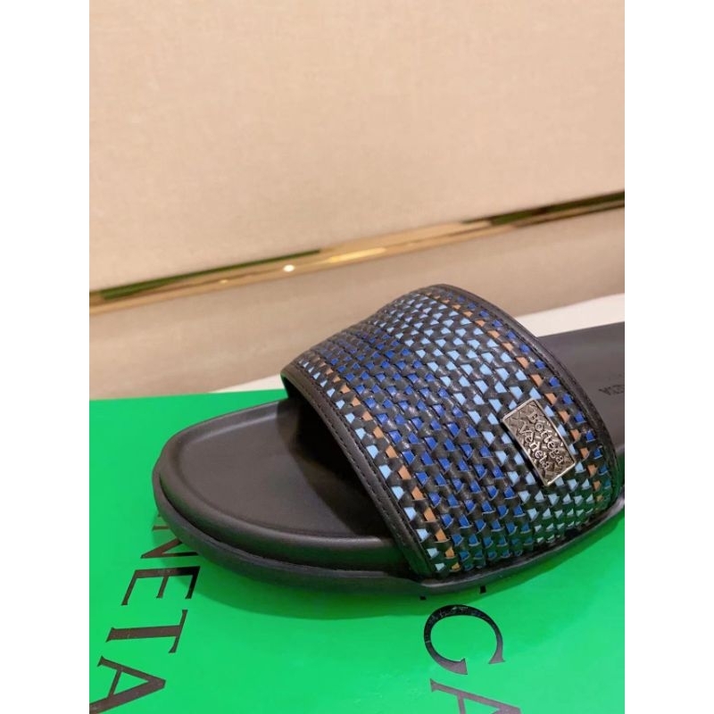 sandal pria slide sendal cowok bov p1shoes selop import anyaman new