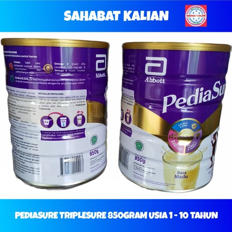 PEDIASURE TRIPLESURE 850GRAM