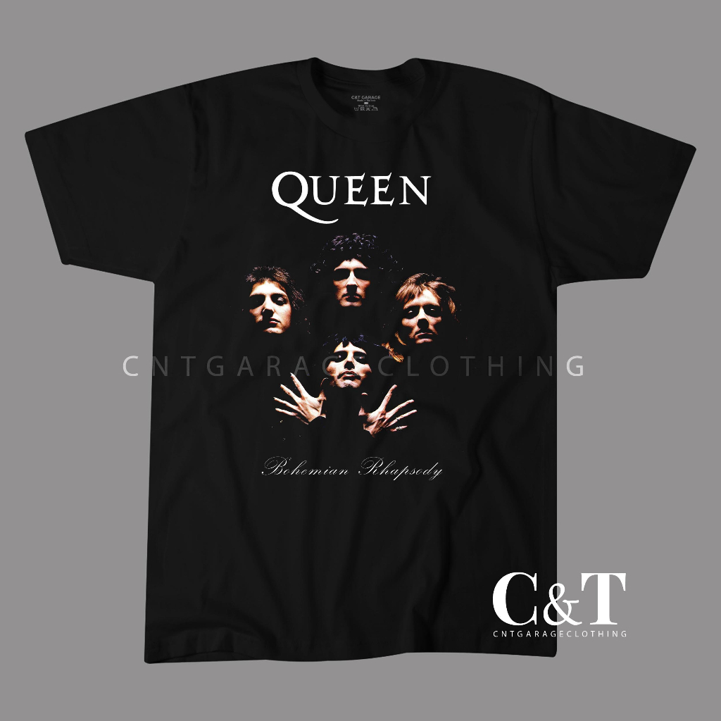 QUEEN BOHEMIAN RHAPSODY VINTAGE | SHIRT SHIRTS TSHIRT TSHIRTS KAOS DISTRO | CNTGARAGECLOTHING