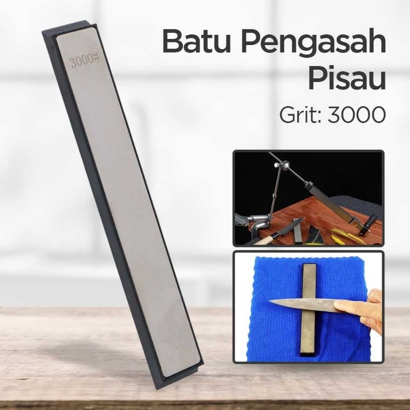 MYVIT Batu Pengasah Pisau Whetstone Polished Knife Sharpening 3000 - MY-30