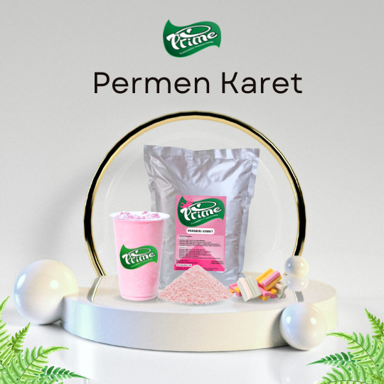 

Bubuk Minuman Prime PERMEN KARET Powder Tanpa Gula 1 kg - Minuman Kekinian
