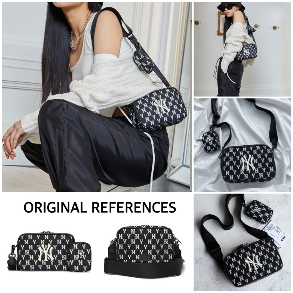 LUXY LX2349 TAS SELEMPANG WANITA MONOGRAM CROSSBAG NEW YORK FREE PAPERBAG + BOX KUALITAS VIP PLATINUM 1:1