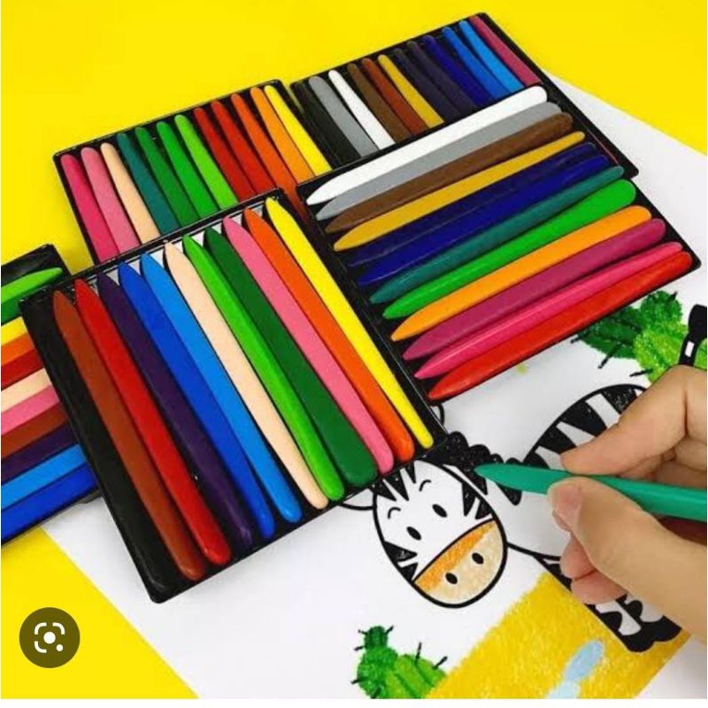 

Crayon anti air /Crayon anti patah dan kotor isi 12 pcs