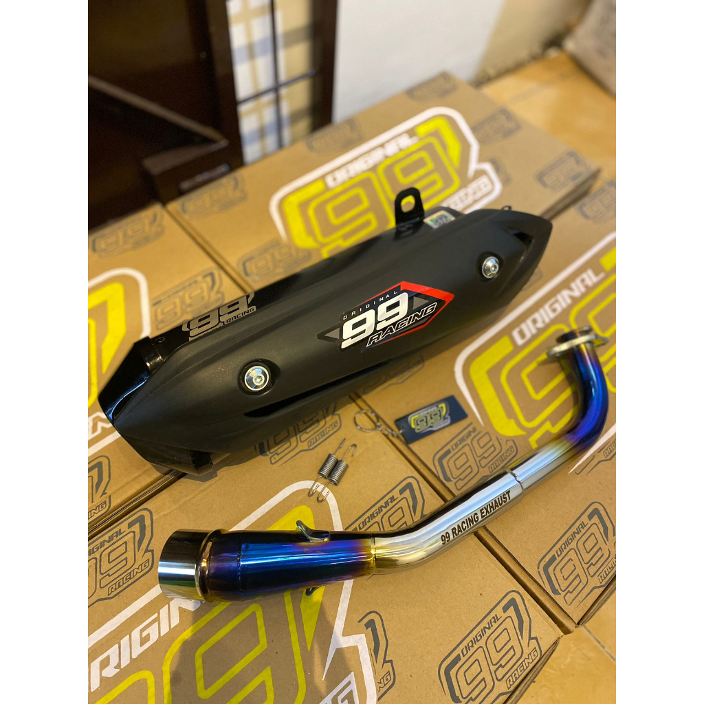 Knalpot Standar Racing Original 99 racing exhaust type SR7