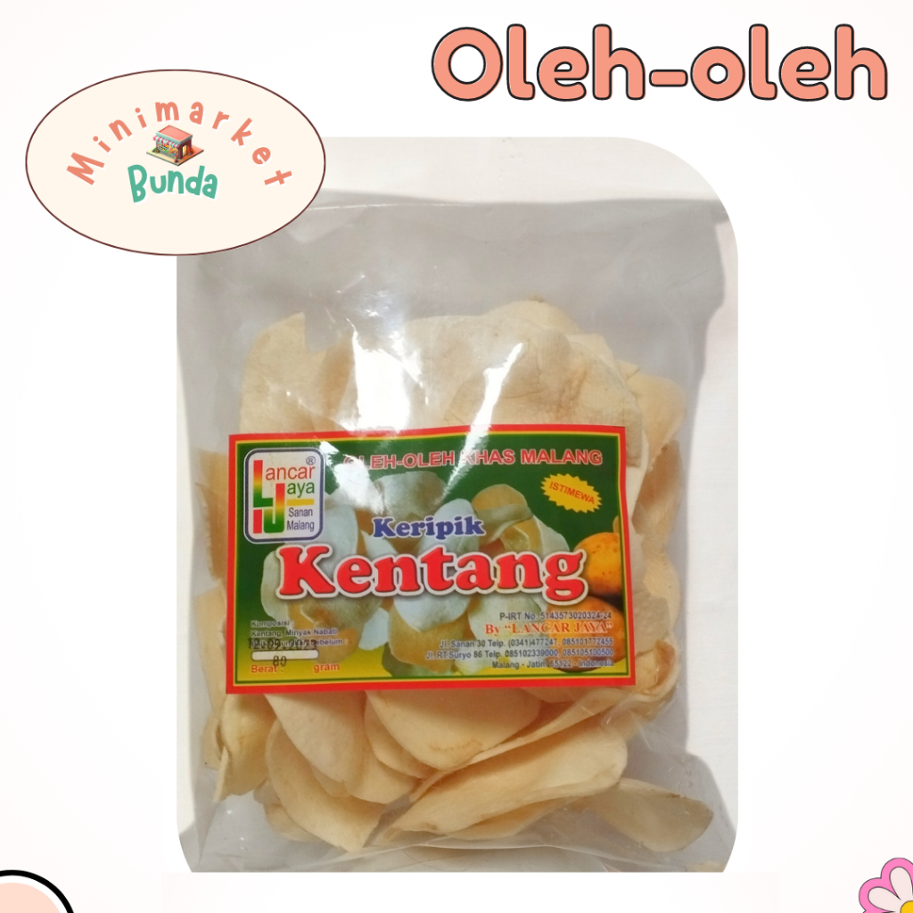 

[Oleh-oleh Khas Malang] Keripik Kentang Asli Spesial - Krupuk Kerupuk Kripik Lancar Jaya