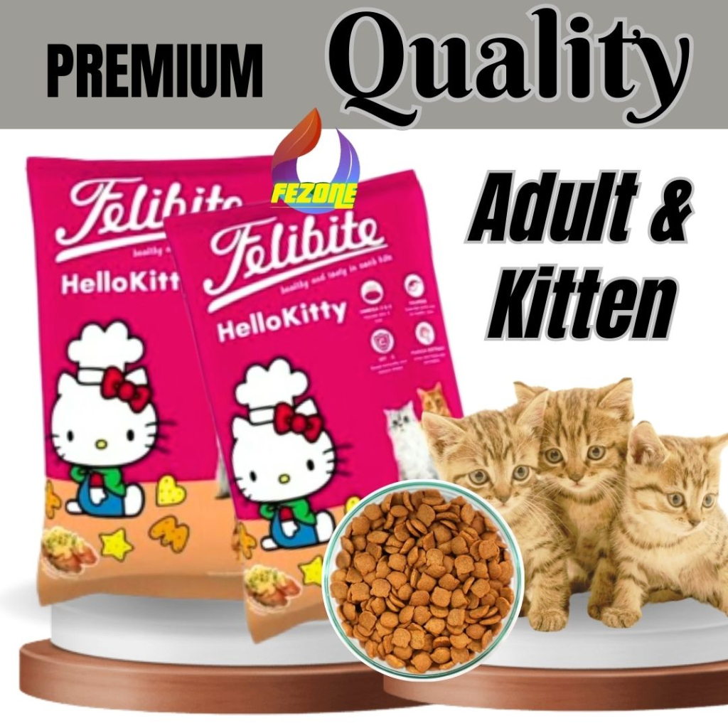 Makanan Kucing Felibite Salmon Mentai Pakan Kucing Kering Dry Cat Food FEZONE