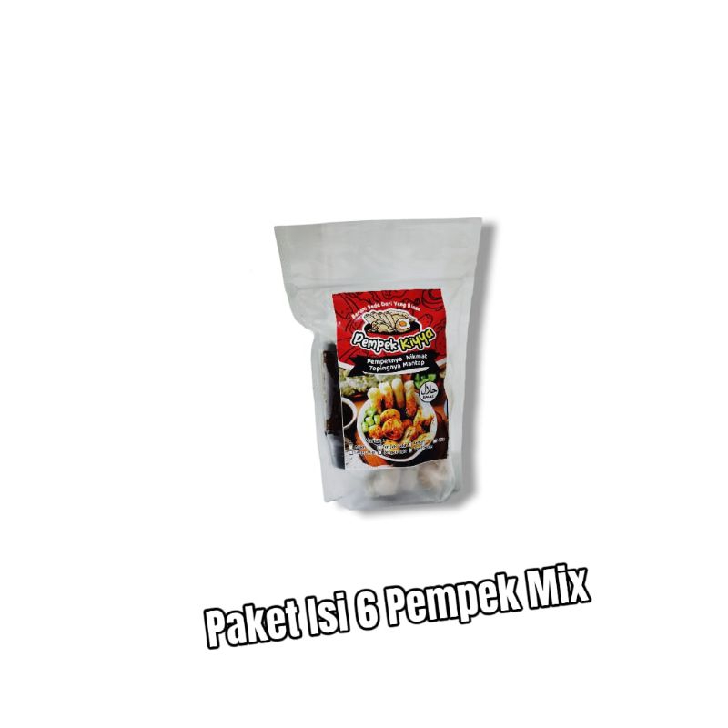 

Pempek Palembang Asli Ikan Tenggiri (Paket Isi 6 MIX)