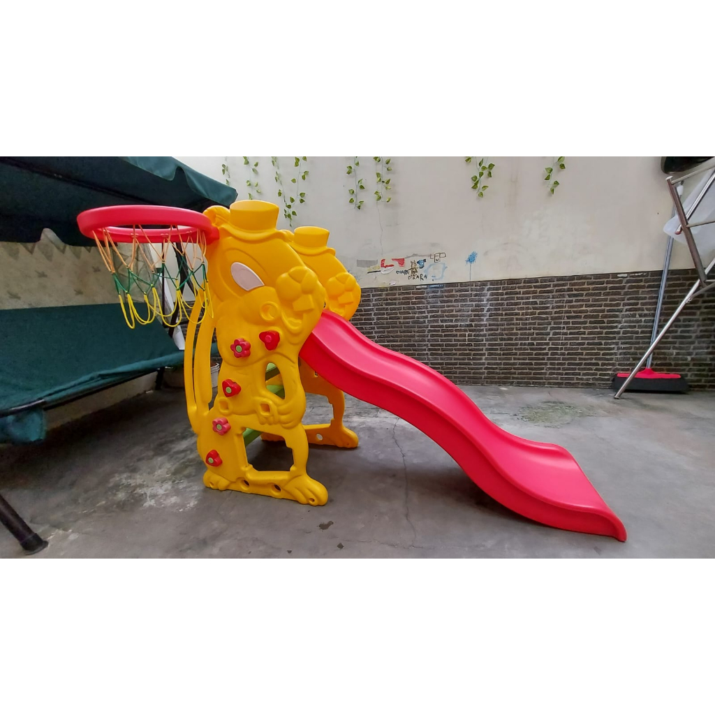 Perosotan Labeille Bunny Slide n Basketball Mainan Perosotan Anak Rabbit Slide Second/bekas