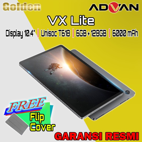 ADVAN Tablet VX Lite 6/128 10" 10 inch Ram 8GB Internal 128GB Garansi Resmi