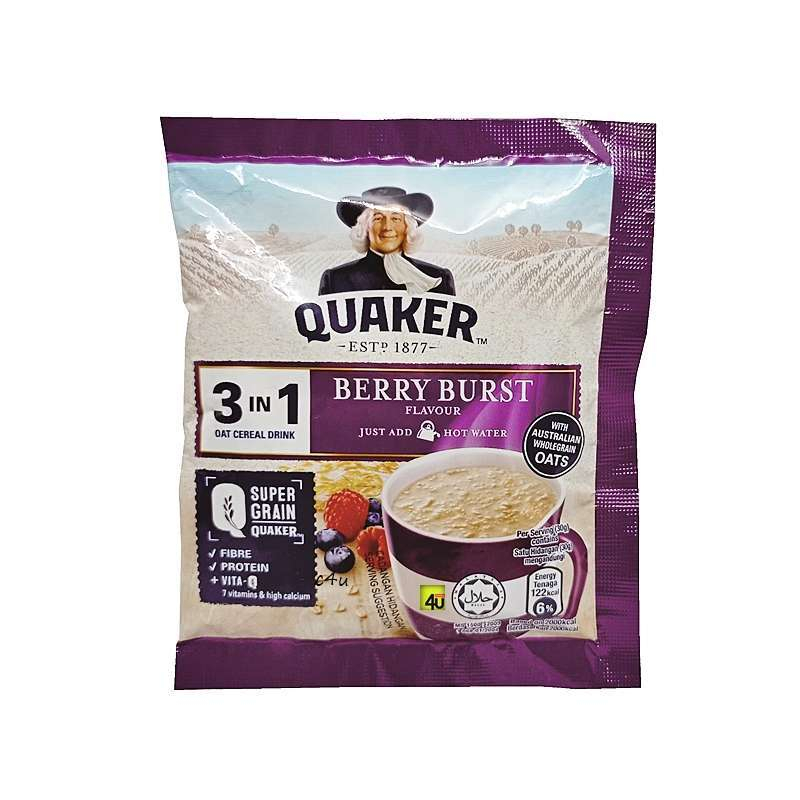 

Quaker 3in1 Rasa Berry Burst Sachet 30gr