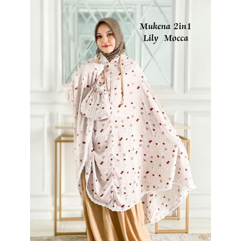 COD Mukena Rayon 2 in 1 Dewasa Jumbo Termurah