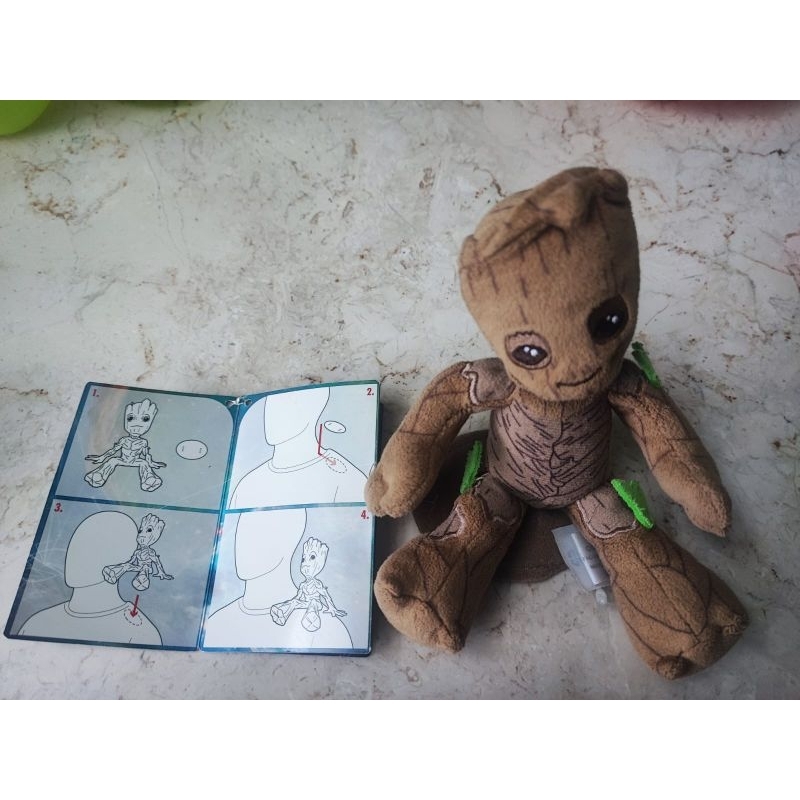 Aksesories boneka groot marvel magnet pajangan action figure asli jepang