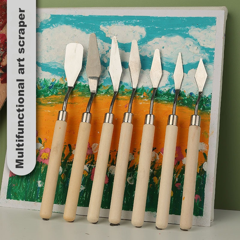 

Painting Knife Set 7 pcs/ Pisau Palet / Lukis / Palette Knives