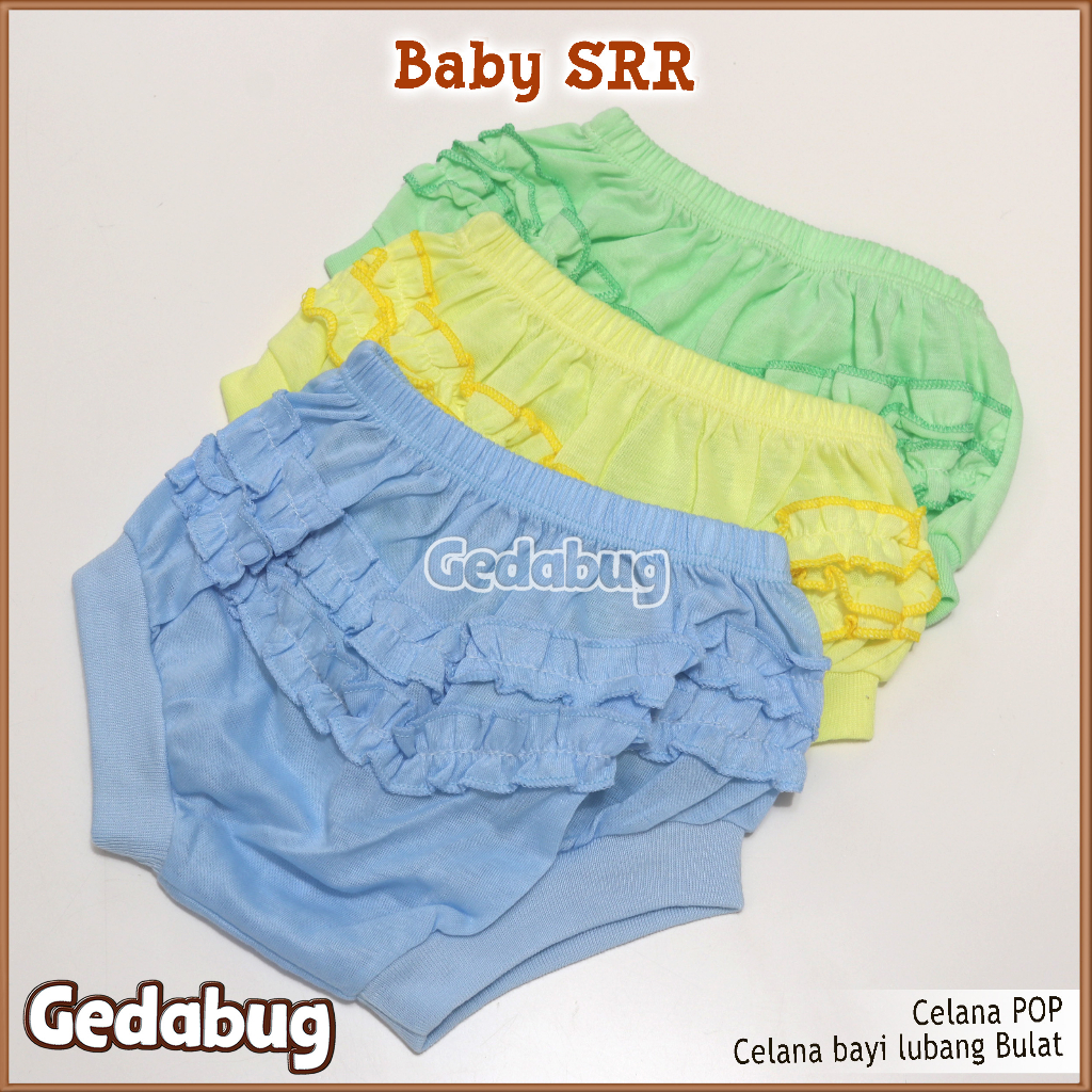 3 Pcs Celana POP Baby SRR Rampel | Celana baby New Born | Gedabug