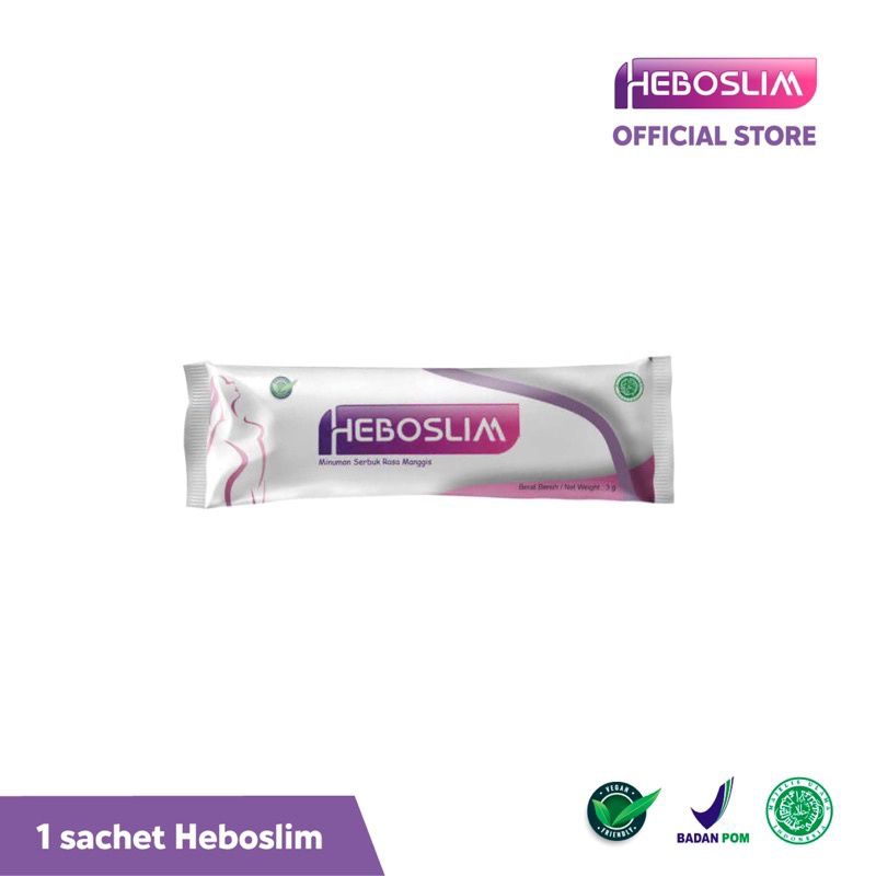 

Heboslim Vegan Fiber Drink Diet Detox Antioksidan Weeks Supply