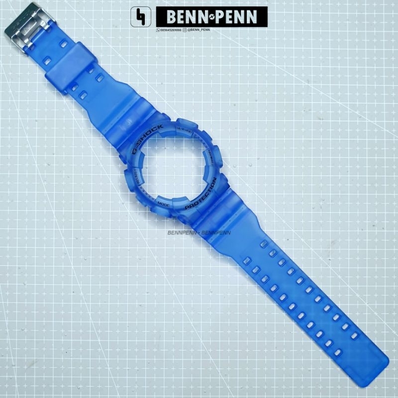 BNB GA 100 GD 100 BLUE BEZEL STRAP JAM TANGAN CASIO G SHOCK