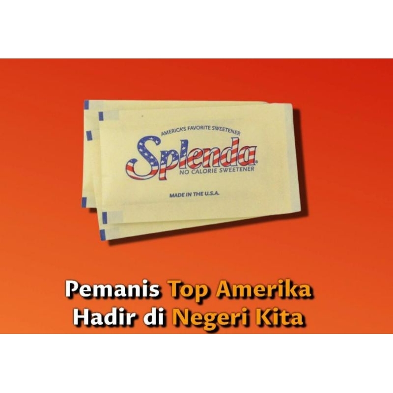 

splenda sweetener sachet(5 sachet+bonus 1)