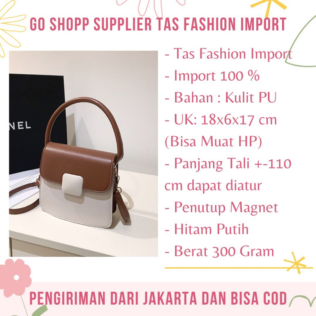 Tas Selempang Bahu Pesta Wanita Import Fashion Korea Terbaru - Shoulder Bag Kekinian SL90