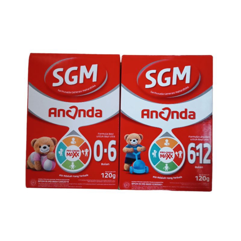 SGM ananda 0-6/6-12 bulan 120gram