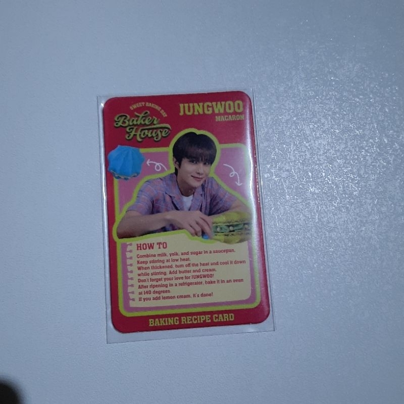 pc photocard jungwoo nct 127 baker house