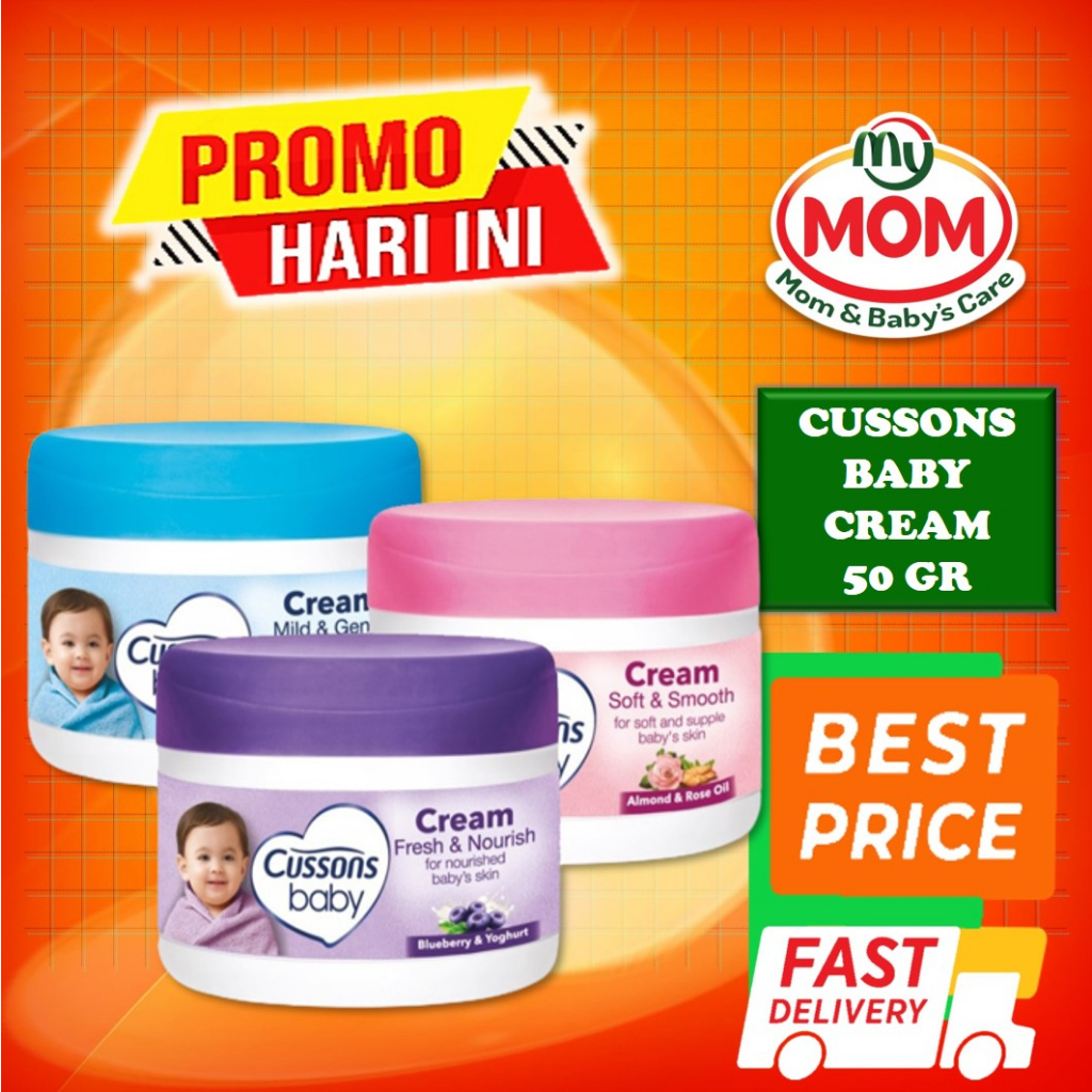 [BPOM] Cussons Baby Cream 50gr / Krim Bayi / MY MOM