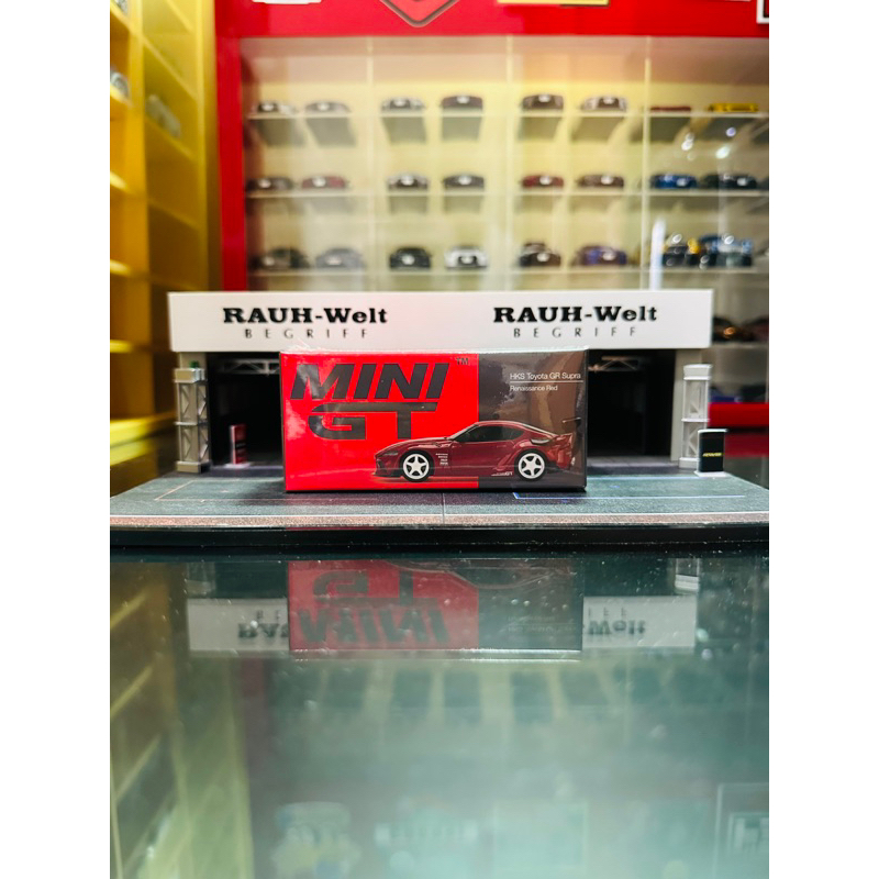 Mini GT No 265 HKS Toyota GR Supra Renaissance Red