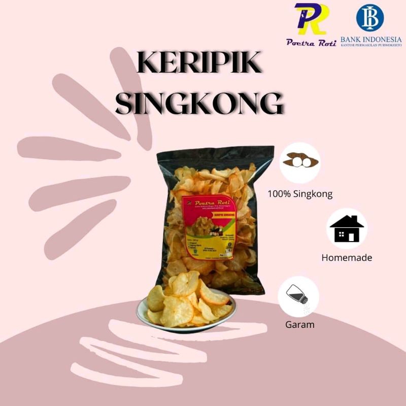 

Kripik Singkong 1kg Renyah dan Gurih