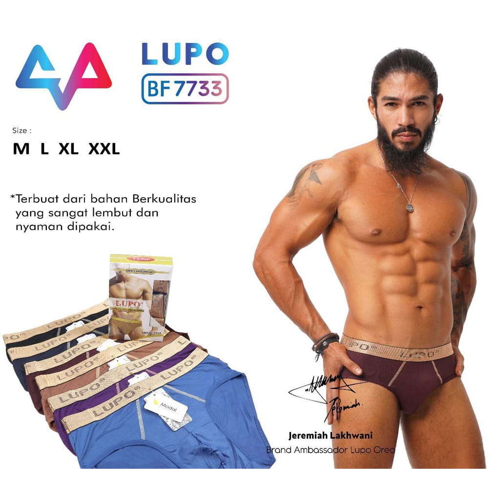[LUPO UNDERWEAR] CELANA DALAM LUPO ART 7733 FASHION MEN'S UNDERWEAR TERBARU